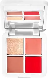 RMS Beauty Lip2Cheek Glow Quad Mini For Women 0.08 oz Makeup