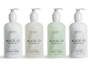 Shampoo, Conditioner, Body Wash, Lotion | Lavender & Eucalyptus | Hotel Bath Amenities | Fairfield by Marriott | 8.5 oz Bottles | Hair & Body Care Set