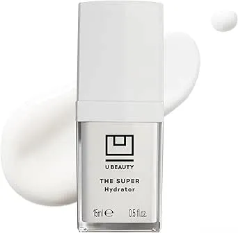 U Beauty The SUPER Hydrator Hyaluronic Acid Moisturizing Cream - Mega-Dose Skin Hydrator with Peptides and Grapeseed Oil for Supple, Smooth, and Softer-Looking Skin For Up To 48 Hours