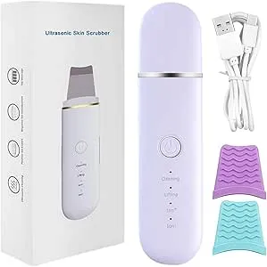 Ultrasonic Facial Massager, Skin Tightening Device, Beauty Tool, Deep Cleansing Technology Brightening for Daily Home and Salon Use, 6.65 x 1.65 x 0.53 inches