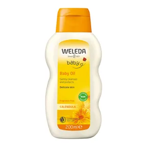 Weleda Calendula Baby Oil Fragrance Free 200mL