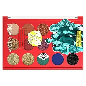 wet n wild Saved By The Bell Squad Goals Shadow Palette, Blendable Makeup Pigments, Shimmer, Matte, Sparkle Finishes,1114539