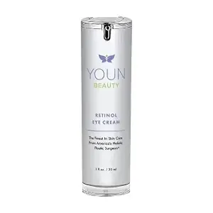 YOUN Beauty Retinol Eye Cream by Plastic Surgeon Dr. Anthony Youn | Paraben-Free Night Eye Cream with Liposomal Retinol & Hyaluronic Acid | Under Eye Cream for Hydration and Skin Firming, 1 Fl Oz